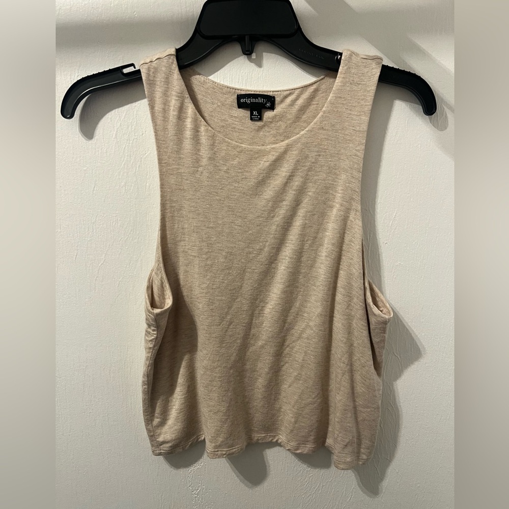 Project Social T Tan Tank Top